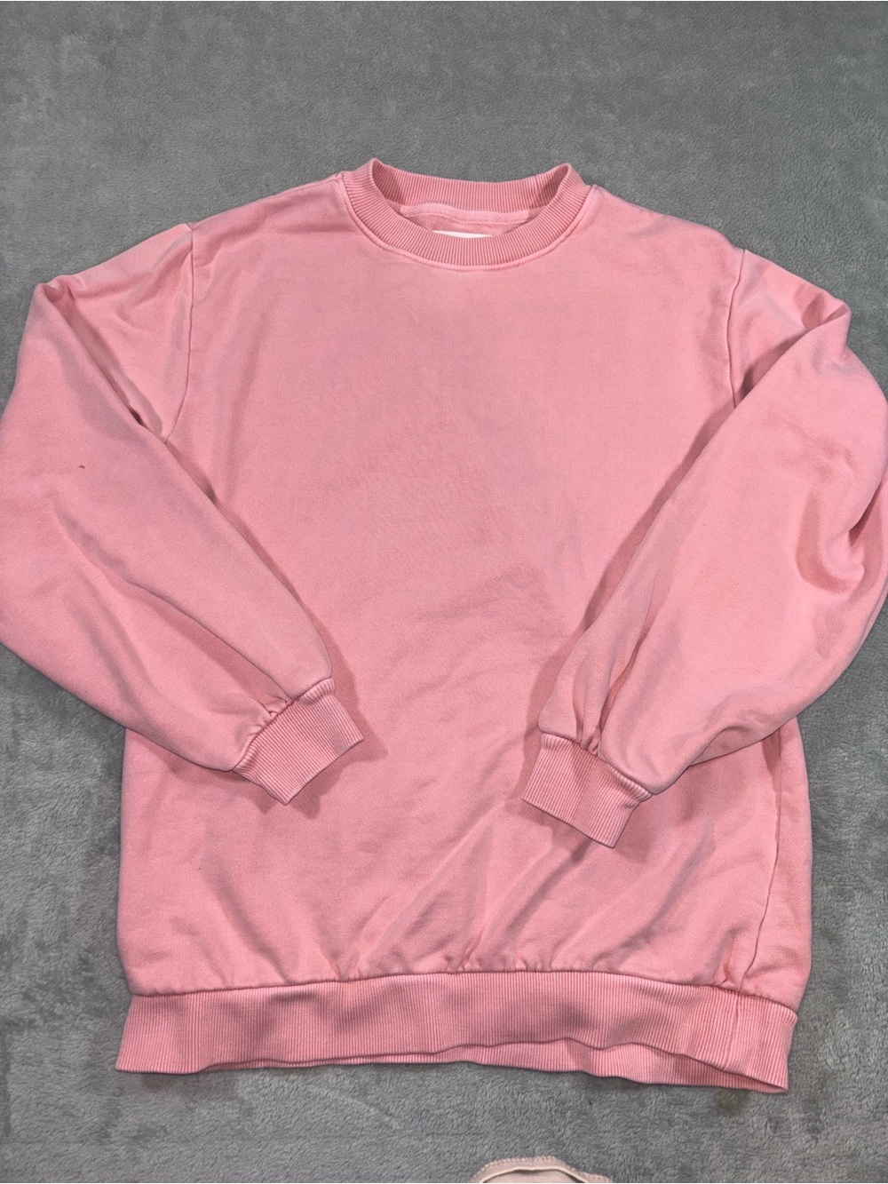 Pink Hudson North 100% Cotton Crewneck XS